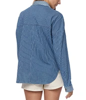 Flag and Anthem Keyport Long Sleeve Striped Shirt Jacket