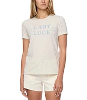 Flag and Anthem Lady Luck Short Sleeve Graphic T-Shirt
