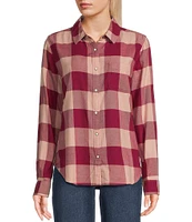 Flag and Anthem Long Sleeve Georgianna Plaid Woven Shirt