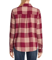 Flag and Anthem Long Sleeve Georgianna Plaid Woven Shirt