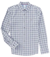 Flag and Anthem Long Sleeve Harwich MadeFlex Performance Plaid Woven Shirt