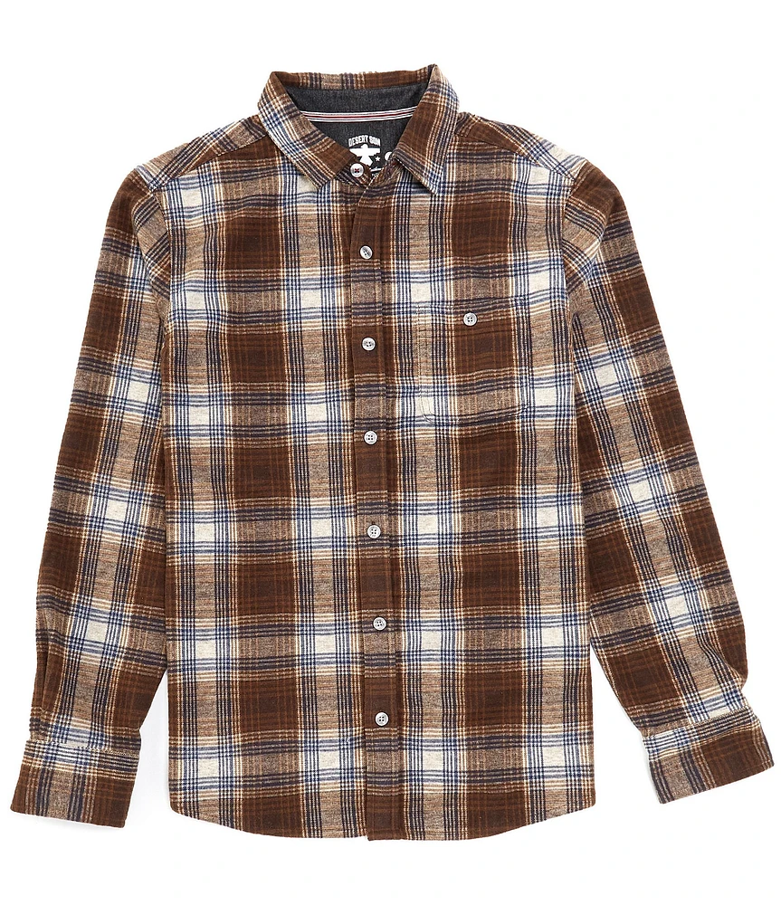 Flag and Anthem Long Sleeve Stretch Peformance Flannel Shirt