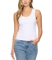 Flag and Anthem Lottie Rib-Knit Tank Top