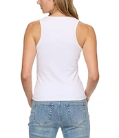 Flag and Anthem Lottie Rib-Knit Tank Top