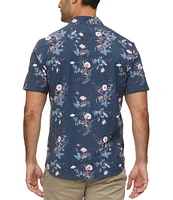 Flag and Anthem Milligan UPF Performance Floral Short Sleeve Shirt