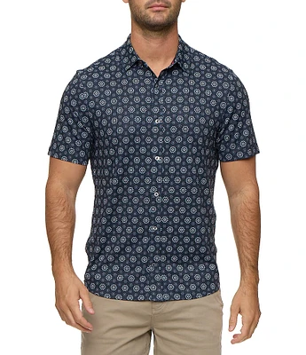 Flag and Anthem Morris Short Sleeve Geo Print Shirt