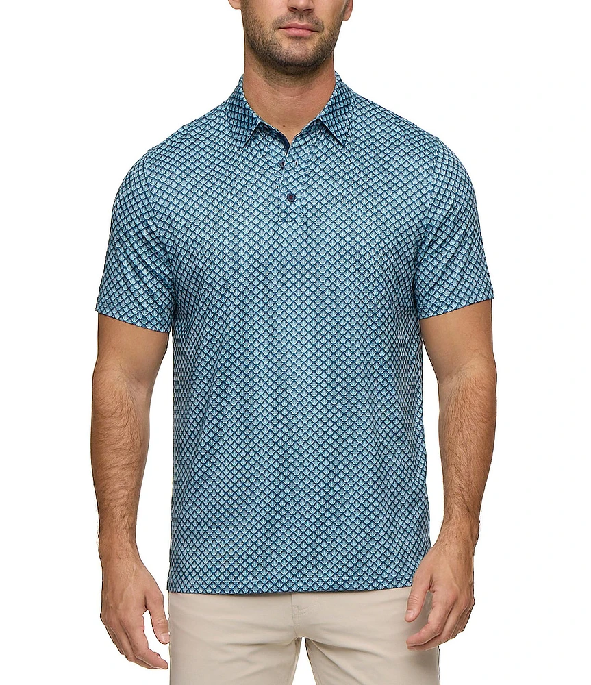 Flag and Anthem MVP Fridley Agave Printed Short-Sleeve Polo Shirt