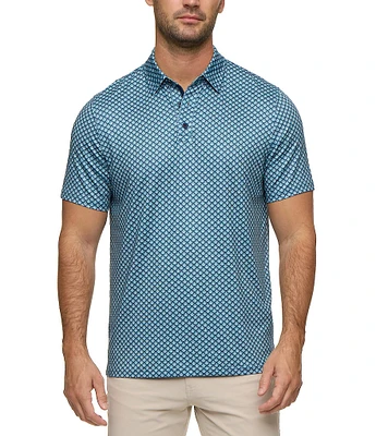 Flag and Anthem MVP Fridley Agave Printed Short-Sleeve Polo Shirt