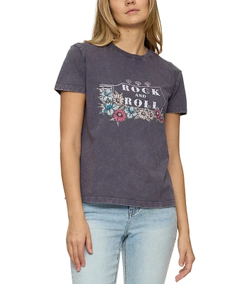 Flag and Anthem Rock N Roll Graphic T-Shirt