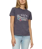 Flag and Anthem Rock N Roll Graphic T-Shirt