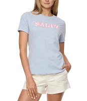 Flag and Anthem Salty Graphic Short Sleeve T-Shirt