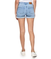 Flag and Anthem Shelby Cuffed Denim 4.5#double; High Rise Shorts