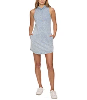 Flag and Anthem Shirley Sleeveless Hooded Mini Dress