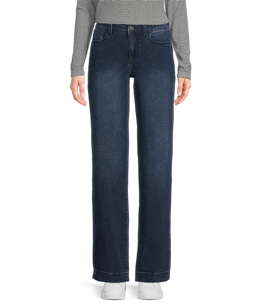 Flag and Anthem Sonora Mid Rise Straight Leg Jeans