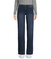 Flag and Anthem Sonora Mid Rise Straight Leg Jeans