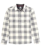 Flag and Anthem Thatch Madeflex Performance Hero Knit Long Sleeve Plaid Flannel Shirt