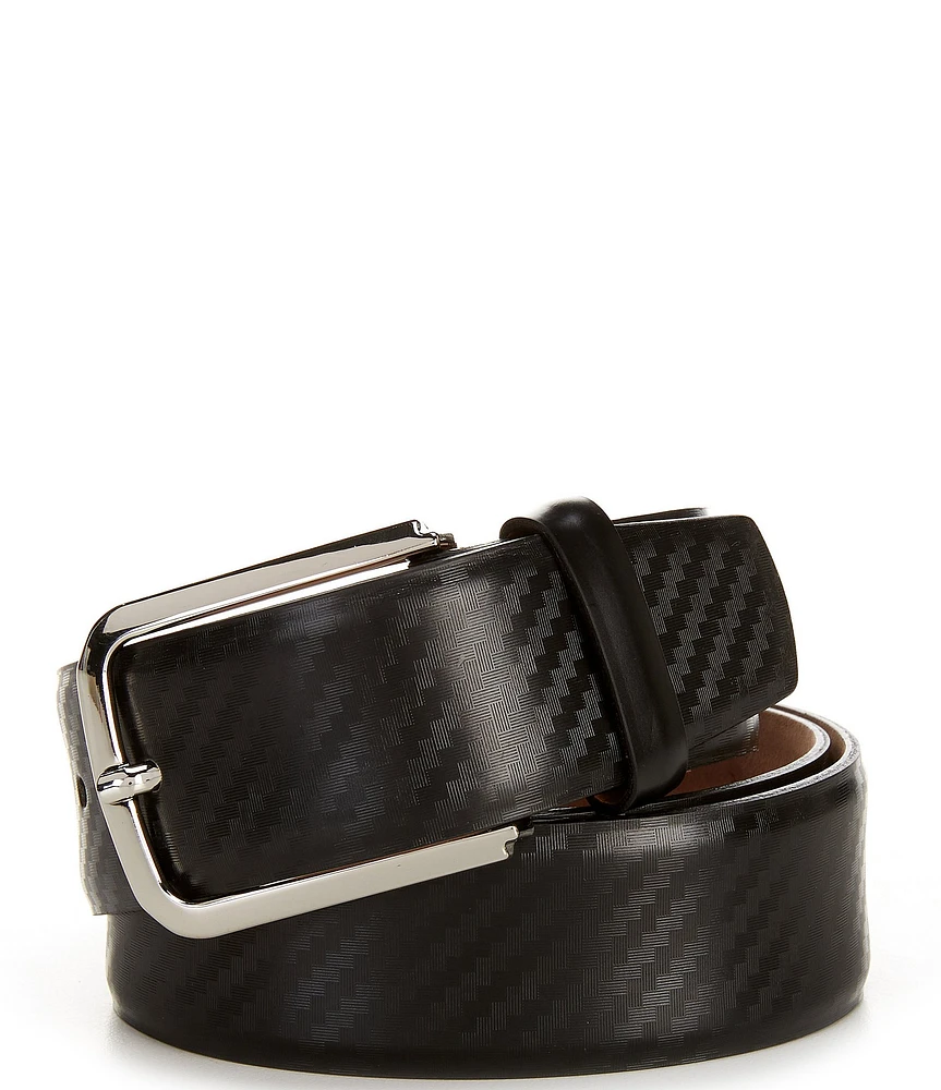 Flag LTD. Men's Carbon Leather Belt