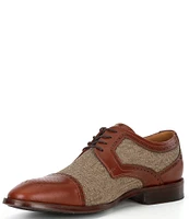 Flag LTD. Men's Harmon Linen Cap Toe Oxfords