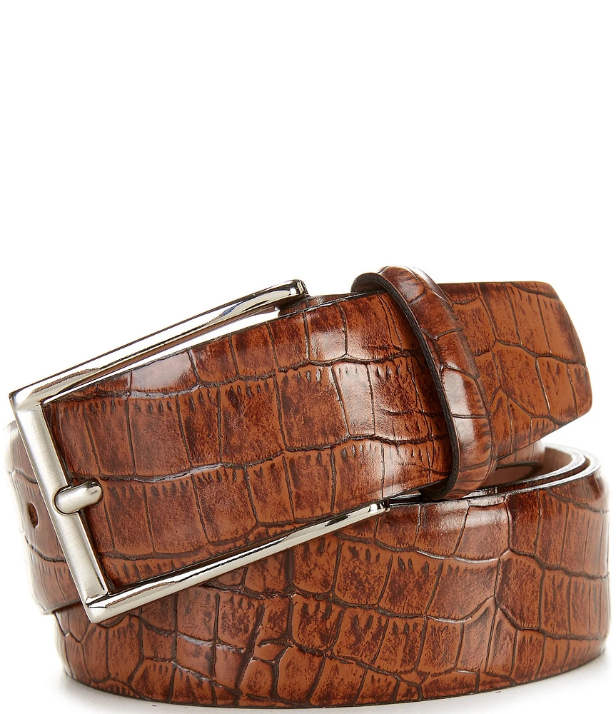 Flag LTD. Men's Nathan Crocodile Leather Belt