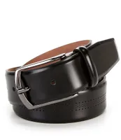 Flag LTD. Men's Noble Perforated Leather Belt