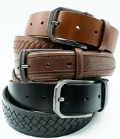 Flag LTD. Men's Noble Perforated Leather Belt