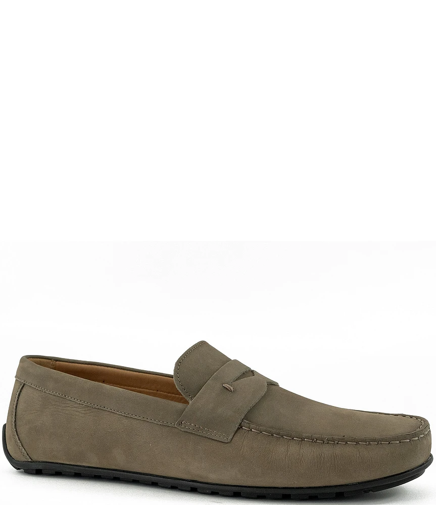 Flag LTD. Men's Nubuck Mario Penny Loafer Drivers