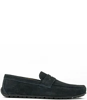 Flag LTD. Men's Nubuck Mario Penny Loafer Drivers