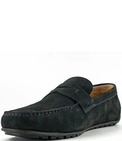 Flag LTD. Men's Nubuck Mario Penny Loafer Drivers