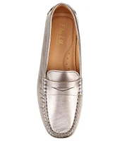 Flag LTD. Women's Morgan Leather Penny Loafer Moccasins