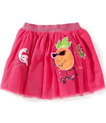 Flapdoodles Little Girls 2T-6X Tutu Mesh Skirt
