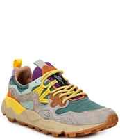 Flower Mountain Yamano 3 Suede and Nylon Lace-Up Sneakers