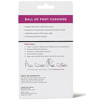 Foot Petals Ball of Foot Cushions- Assorted Set of 3 Pairs