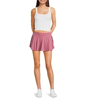 Fornia Mid Rise Flyaway Skort