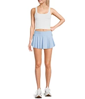 Fornia Mid Rise Flyaway Skort