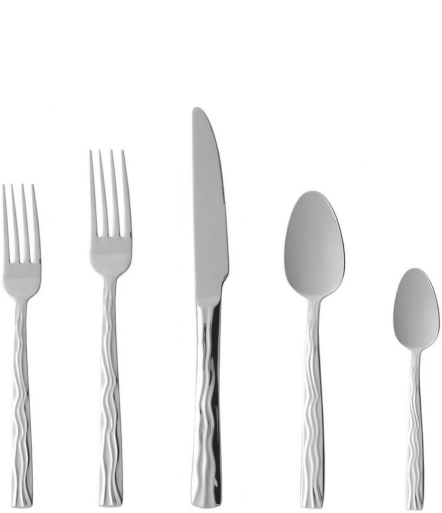 Fortessa Dorada 20-Piece Stainless Steel Flatware Set