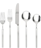 Fortessa Jaxson Brushed 20-Piece Stainless Steel Flatware Set