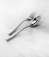 Fortessa Lucca Faceted 2-Piece Stainless Steel Serving Set