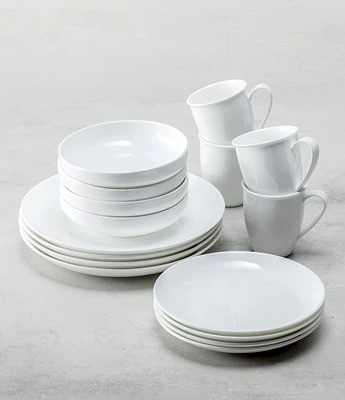 Fortessa Purio 16-Piece Dinnerware Set - White