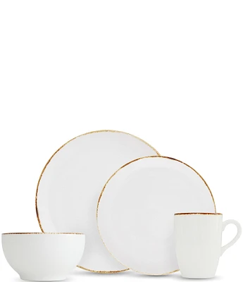 Fortessa Salt 16-Piece Dinnerware Set -White