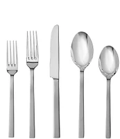 Fortessa Viggo Satin -Piece Silver Stainless Steel Flatware Set