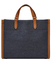 Fossil Gemma Denim Small Tote Bag