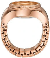 Fossil Gold Tone Stainless Steel Ring Watch