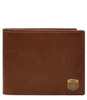 Fossil Hayes Leather Bifold Flip ID Wallet