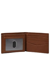 Fossil Hayes Leather Bifold Flip ID Wallet