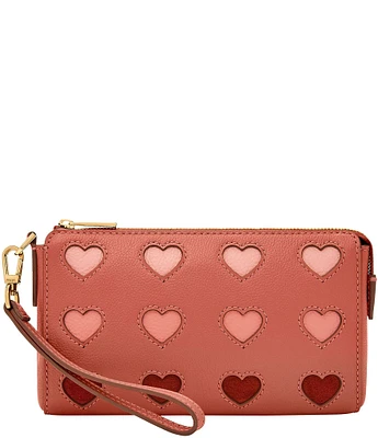 Fossil Hearts Wristlet Wallet