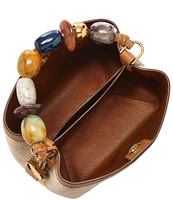 Fossil Jessie Small Beaded Statement Handle Bucket Bag