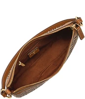 Fossil Jolie Chevron Straw Small Crossbody Bag
