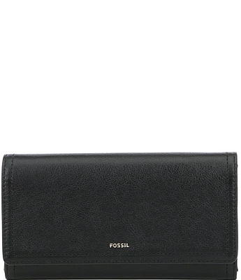 Fossil Logan RFID Leather Flap Wallet