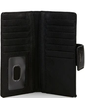 Fossil Logan Logo RFID Leather Tab Bifold Wallet