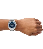 Fossil Men's Machine Quartz Chronograph Stainless Steel Bracelet Watch